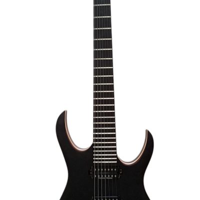 Custom Onyx Duvell Qatsi 7 String Matte Black Electric Guitar - Image 3