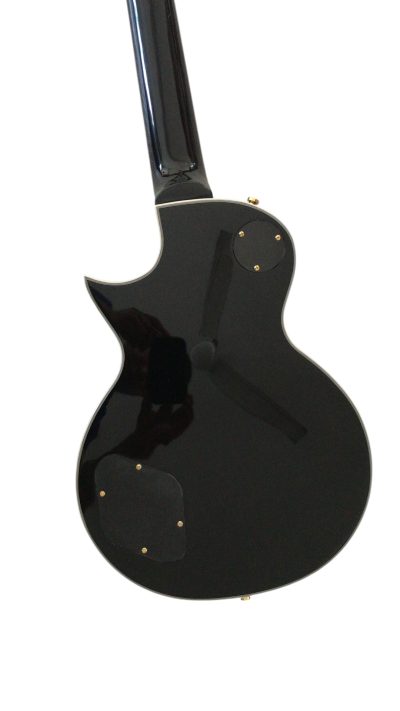 Custom Obsidian James Iron Cross Black 7 String Electric Guitar - Image 4