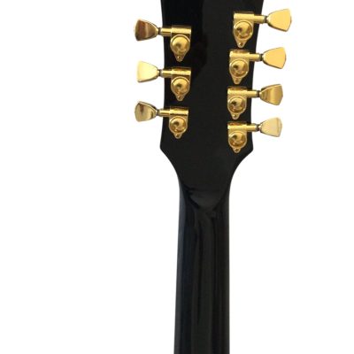 Custom Obsidian James Iron Cross Black 7 String Electric Guitar - Image 3