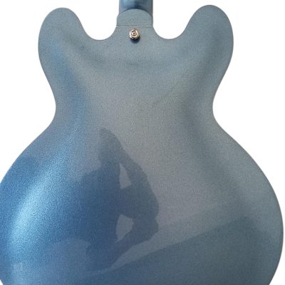 Custom Crown DG335 Dave Grohl Pelham Blue 6 String Electric Guitar - Image 9