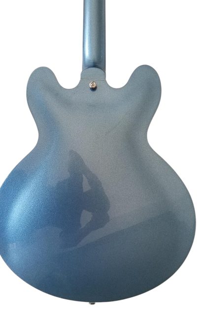 Custom Crown DG335 Dave Grohl Pelham Blue 6 String Electric Guitar - Image 9