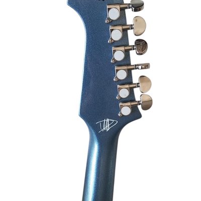 Custom Crown DG335 Dave Grohl Pelham Blue 6 String Electric Guitar - Image 8