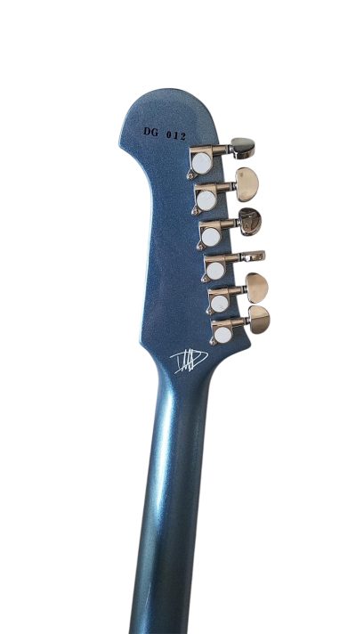 Custom Crown DG335 Dave Grohl Pelham Blue 6 String Electric Guitar - Image 8