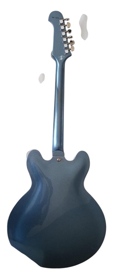 Custom Crown DG335 Dave Grohl Pelham Blue 6 String Electric Guitar - Image 7