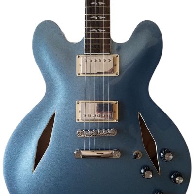 Custom Crown DG335 Dave Grohl Pelham Blue 6 String Electric Guitar
