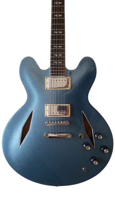 Custom Crown DG335 Dave Grohl Pelham Blue 6 String Electric Guitar