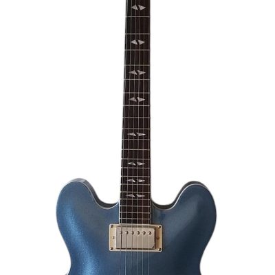 Custom Crown DG335 Dave Grohl Pelham Blue 6 String Electric Guitar - Image 3