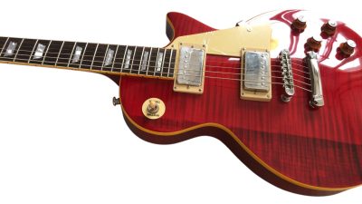 Custom Crown Clapton Lucy Red Flame Maple Top Chrome Hardware Electric Guitar - Image 6