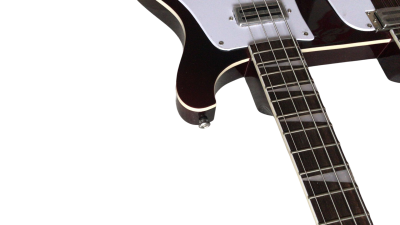 Custom Nova 4003 Rutherford Genesis Double Neck Burgundy 4 String Bass 12 String Guitar - Image 7