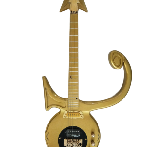 Custom Ember Prince Love Metallic Gold Tremolo Guitar