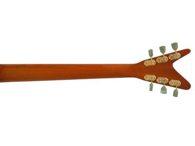 Custom Crown Korina Moderne Split Headstock Antique Natural Electric Guitar - Image 8