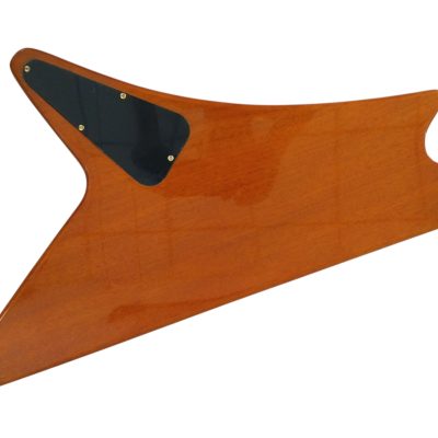 Custom Crown Korina Moderne Split Headstock Antique Natural Electric Guitar - Image 7