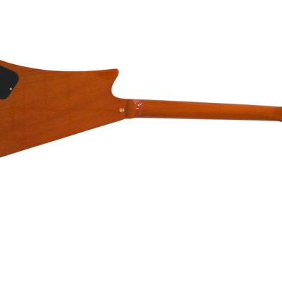 Custom Crown Korina Moderne Split Headstock Antique Natural Electric Guitar - Image 6