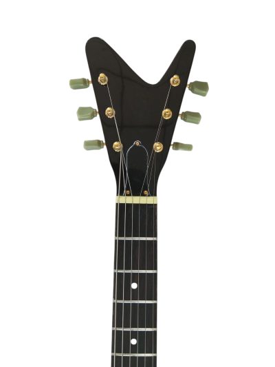 Custom Crown Korina Moderne Split Headstock Antique Natural Electric Guitar - Image 5