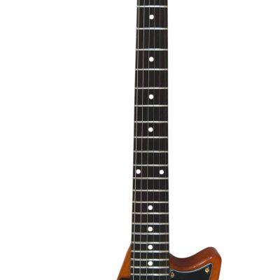 Custom Crown Korina Moderne Split Headstock Antique Natural Electric Guitar - Image 4