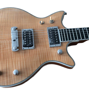 Custom Sovereign Malcolm Young Tiger Maple Top II Jet Guitar