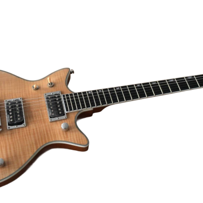 Custom Sovereign Malcolm Young Tiger Maple Top II Jet G6131MYF Guitar - Image 7