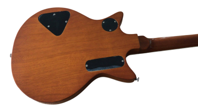 Custom Sovereign Malcolm Young Tiger Maple Top II Jet G6131MYF Guitar - Image 6