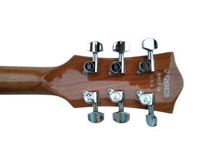 Custom Sovereign G6131MYF Malcolm Young Tiger Maple Top II Jet Electric Guitar - Image 8