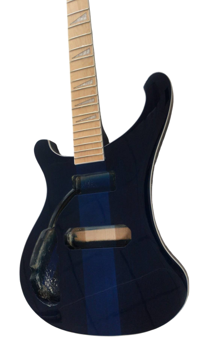 Custom Nova DIY Unfinished Trans Blue 4003 4 String Bass