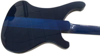 Custom Nova DIY Unfinished Trans Blue 4003 4 String Bass - Image 4