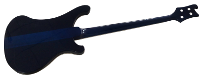 Custom Nova DIY Unfinished Trans Blue 4003 4 String Bass - Image 2