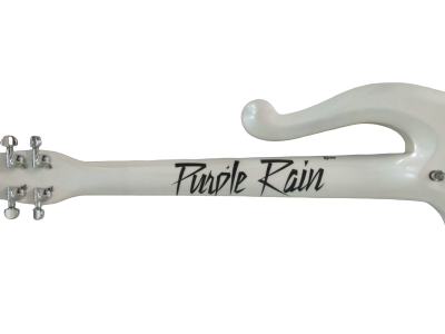 Custom Ember Prince Personalized Print Back Cloud Pearl White Guitar - Image 3
