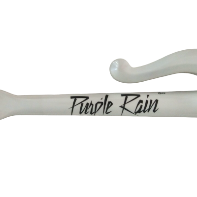 Custom Ember Prince Personalized Print Back Cloud Pearl White Guitar - Image 3