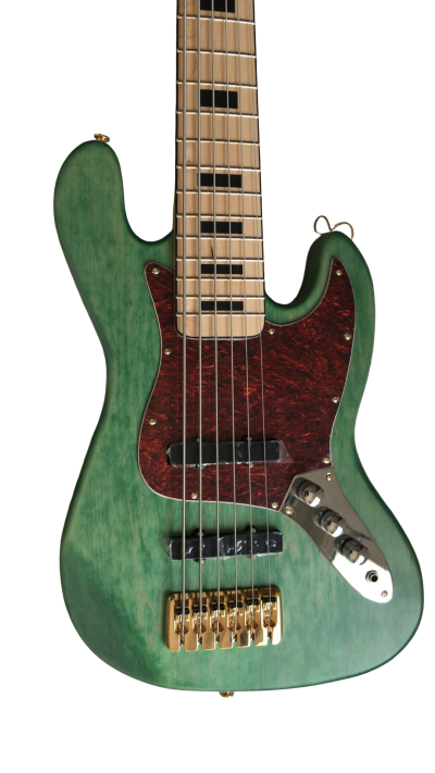 Custom Regent Matte Seafoam Green 6 String Jazz Bass