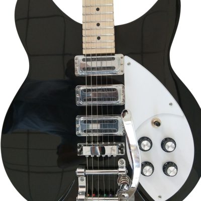 Custom Nova Maple Fretboard Black Jetglo 325C64 24.7 Inch Scale Lenght Guitar