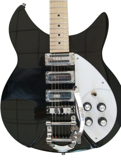 Custom Nova Maple Fretboard Black Jetglo 325C64 24.7 Inch Scale Lenght Guitar