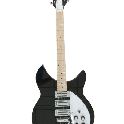 Custom Nova Maple Fretboard Black Jetglo 325C64 24.7 Inch Scale Lenght Guitar - Image 7