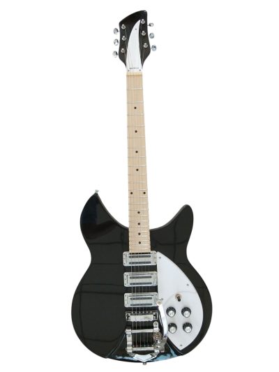 Custom Nova Maple Fretboard Black Jetglo 325C64 24.7 Inch Scale Lenght Guitar - Image 7