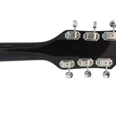 Custom Nova Maple Fretboard Black Jetglo 325C64 24.7 Inch Scale Lenght Guitar - Image 5