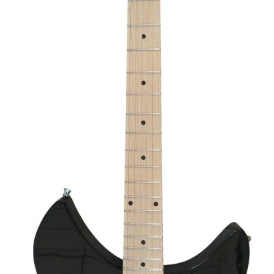 Custom Nova Maple Fretboard Black Jetglo 325C64 24.7 Inch Scale Lenght Guitar - Image 4