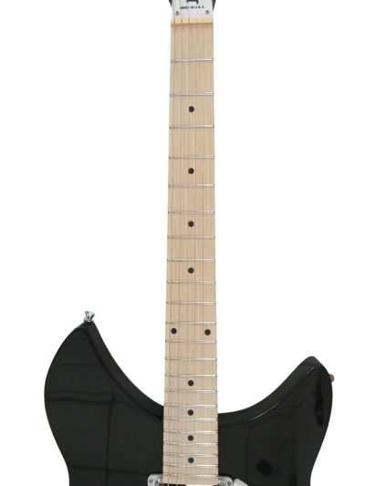 Custom Nova Maple Fretboard Black Jetglo 325C64 24.7 Inch Scale Lenght Guitar - Image 4