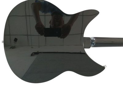Custom Nova Maple Fretboard Black Jetglo 325C64 24.7 Inch Scale Lenght Guitar - Image 3