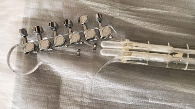 Custom Regent ST LED Plexiglass Acrylic Lucite Body Fretboard Tree Of Life Inlay Guitar - Image 3