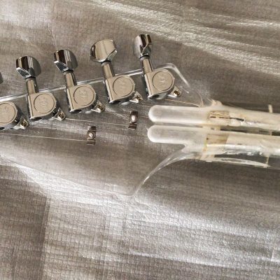 Custom Regent ST LED Plexiglass Acrylic Lucite Body Fretboard Tree Of Life Inlay Guitar - Image 3