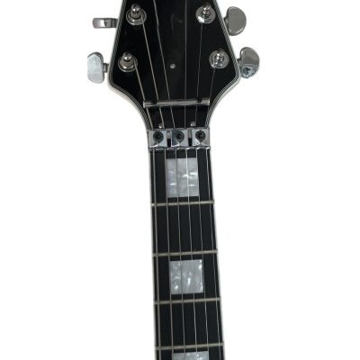 Custom Crown Bullseye Zakk Wylde Bullseye Classic Cream White Tremolo Flying V Guitar - Image 7