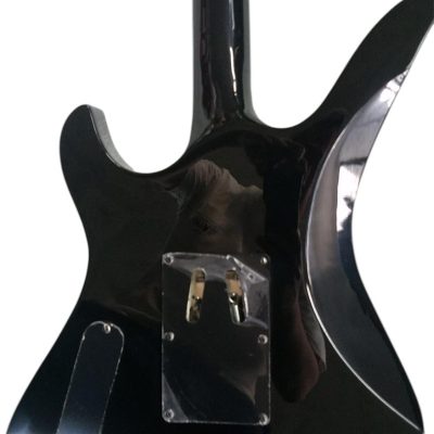 Custom Titan Synyster Gates Black Red Pinstripe Floyd Rose Tremolo Guitar - Image 3