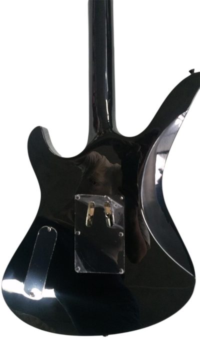 Custom Titan Synyster Gates Black Red Pinstripe Floyd Rose Tremolo Guitar - Image 3
