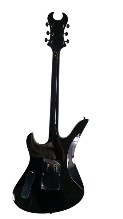 Custom Titan Synyster Gates Black Red Pinstripe Floyd Rose Tremolo Guitar - Image 2