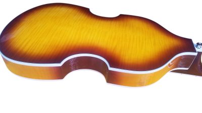 Custom Vale Violin Sunburst Finish Pearloid Pickguard 500/1 Bass - Image 9