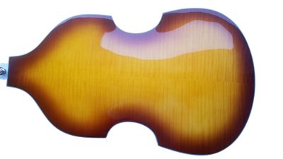 Custom Vale Violin Sunburst Finish Pearloid Pickguard 500/1 Bass - Image 7