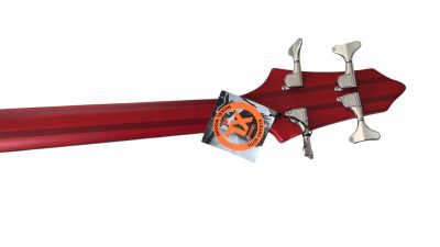 Custom Dynasty Action Red HH4 Meranti Body Bass - Image 6