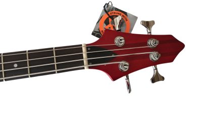 Custom Dynasty Action Red HH4 Meranti Body Bass - Image 3