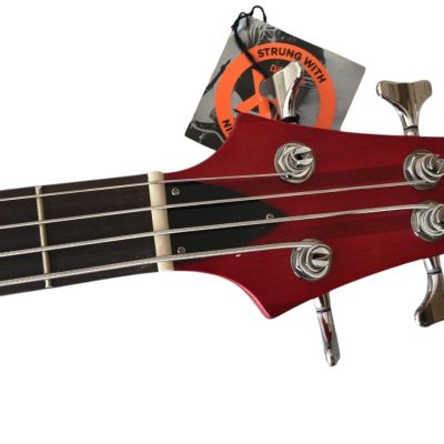 Custom Dynasty Action Red HH4 Meranti Body Bass - Image 3