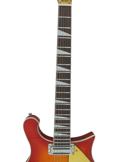 Custom Nova Fireglo Sunburst 620 Solid Body Rosewood Fretboard Guitar - Image 7