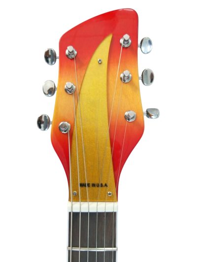 Custom Nova Fireglo Sunburst 620 Solid Body Rosewood Fretboard Guitar - Image 2